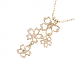 K18PG Hoa Tourmaline Dây Chuyền - Hàng hiệu Chính hãng 863700