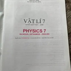 (Song ngữ) Vật Lí 7 song ngữ Việt Anh 603168