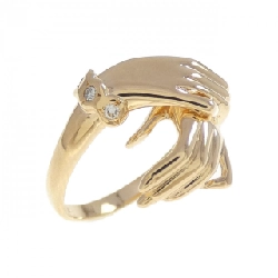 Nhẫn kim cương K18PG 0.024CT - Hàng hiệu Authentic