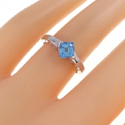 Nhẫn Blue Topaz K14WG 671150