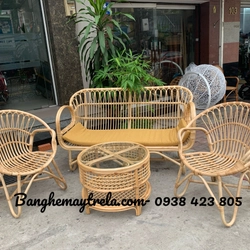 Sofa mây tay cuộn 519386