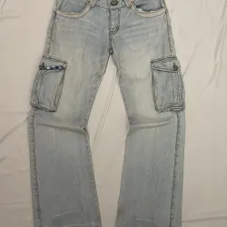 y2k blue moon jean loe nhẹ