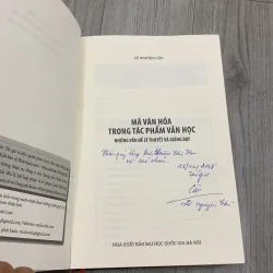 Mã văn hoá trong tác phẩm văn ngọc. Có chữ ký tặng. 7b1 1027868