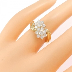 Nhẫn kim cương hoa K18YG 1.00CT - Hàng hiệu Authentic 850497