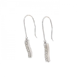 K18WG Bông tai kim cương 0.12CT - Hàng hiệu Chính hãng 867300