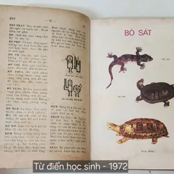 TỪ ĐIỂN HỌC SINH 1972 - tranh in màu 702742