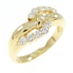 Nhẫn kim cương K18YG 0.30CT