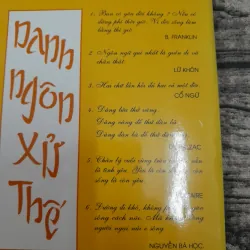 Danh ngôn xử thế- TG Nguyễn Hữu Trọng.  762435