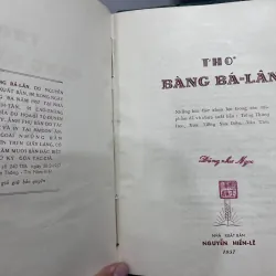 MẤY VẦN THƠ CỦA THẾ LỮ VÀ THƠ BÀNG BÁ LÂN - 1957 1008140