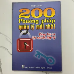 200 Phương pháp quản lý mới nhất - Tăng Văn Húc