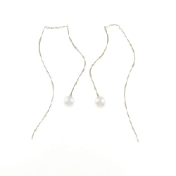 Tasaki Bông tai Ngọc trai Nước ngọt - Hàng hiệu Chính hãng