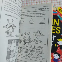 COMBO 2 CUỐN - BRAIN GAMES FOR CLEVER KIDS
& MATHS GAMES FOR CLEVER KIDS 974957