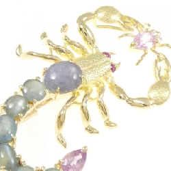 K18YG Bọ cạp Đá màu Brooch - Hàng hiệu Chính hãng 871161