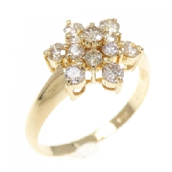 Nhẫn kim cương K18YG 0.52CT