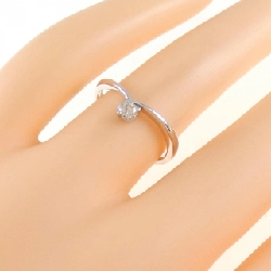 Nhẫn kim cương K18WG 0.10CT 672044