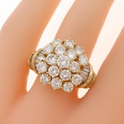 Nhẫn kim cương K18YG 2.44CT 667706