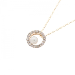 K18PG Dây chuyền ngọc trai Akoya 3.5mm - Hàng hiệu Chính hãng 855825