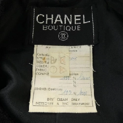 【Mã giảm giá】【Cổ điển】Áo khoác không cổ CHANEL 640636