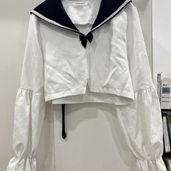 Áo sơmi croptop thủy thủ 549066