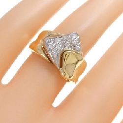 Nhẫn kim cương 750YG/750WG 0.23CT 667869