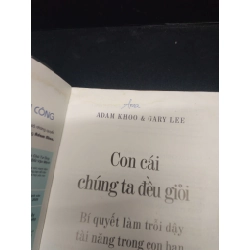 Con cái chúng ta đều giỏi bí quyết làm trỗi dậy tài năng trong con bạn năm 2009 mới 80% ố vàng có chữ ký ở đầu sách HCM0103 nuôi dạy trẻ 74732