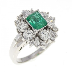 Nhẫn Emerald PT900 0.57CT