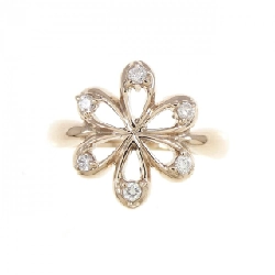 Nhẫn kim cương K18PG hoa 669909