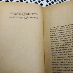 INTRODUCTION TO POLITICAL SCIENCE AND CONSTITUTIONAL LAW (Sách song ngữ Anh – Việt) 799102