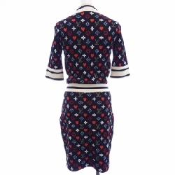 Louis Vuitton LOUIS VUITTON Game On Trompe L'Oeil FKKD97AD3 Đầm - Hàng hiệu Chính hãng 814290