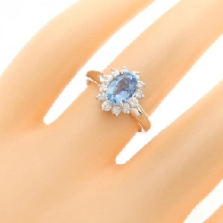 Nhẫn aquamarine PT900 671158