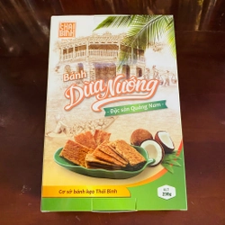 1 Hộp bánh dừa nướng Thái Bình 230g - Đặc sản Quảng Nam 