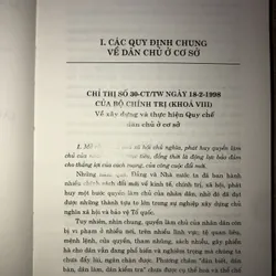 Các văn bản của Đảng, nhà nước về dân chủ ở cơ sở 736772