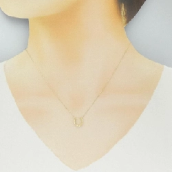 K18YG Dây chuyền hình móng ngựa - Hàng hiệu Authentic 860916