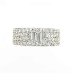 Nhẫn kim cương hình trái tim K18WG 1.03CT - Hàng hiệu Chính hãng 851813