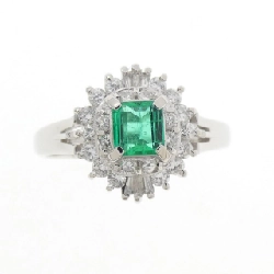Nhẫn Emerald PT900 0.22CT - Hàng hiệu Chính hãng 850869