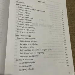 GIẢI PHẨU - SINH LÝ , SÁCH DÙNG CHO CÁC TRƯỜNG TRUNG HỌC Y TẾ, SÁCH KHỔ LỚN 569809
