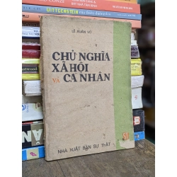 Chủ nghĩa xã hội và cá nhân - Lê Xuân Vũ