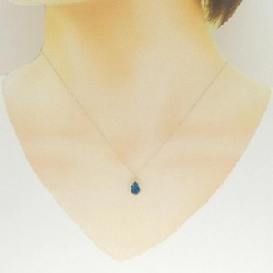 K18YG/K10YG Ngọc Topaz Xanh Dương Dây Chuyền 1.0CT - Hàng hiệu Chính hãng 861605