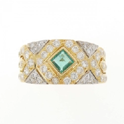 Nhẫn Emerald 750YG/750WG - Hàng hiệu Authentic 849241