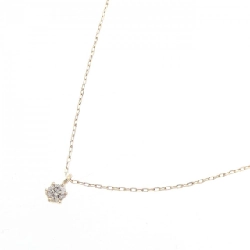 K10YG Solitaire Dây chuyền kim cương - Hàng hiệu Chính hãng 857552