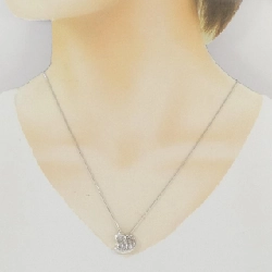 K18WG Dây chuyền kim cương hình trái tim 0.50CT - Hàng hiệu Chính hãng 861395