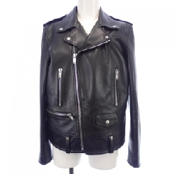 Áo khoác da moto cổ điển SAINT LAURENT L01O 484284 Y5YA2 - Hàng hiệu Authentic