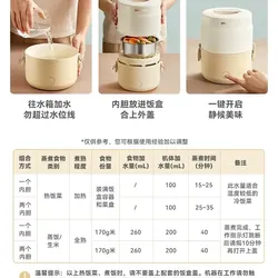 Hộp cơm điện giữ nhiệt Little Bear k thể thiếu đối với những người bận rộn, cho phép 740167