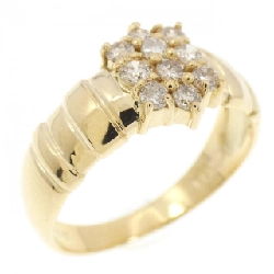 Nhẫn kim cương K18YG 0.30CT