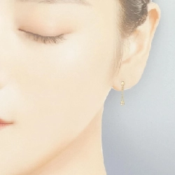 K18YG Bông tai kim cương 0.10CT - Hàng hiệu Chính hãng 867292