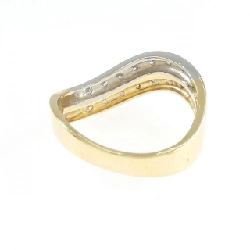 Nhẫn kim cương K18YG/PT 0.19CT 669166