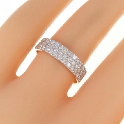 【Sản phẩm mới】Nhẫn kim cương K18WG 0.77CT 673581