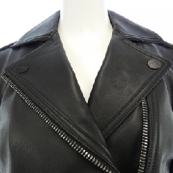 FENDI FPJ706 NBA Áo khoác da biker - Hàng hiệu Authentic 821671