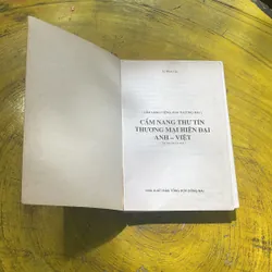 CẨM NANG THƯ TÍN THƯƠNG MẠI HIỆN ĐẠI (ANH- VIỆT)- LÊ MINH CẨN 602372