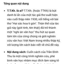 Giải mã Nghi án văn học: Câu chuyện đi tìm Nàng T.T.Kh là ai hơn 80 năm_Công phu 700408
